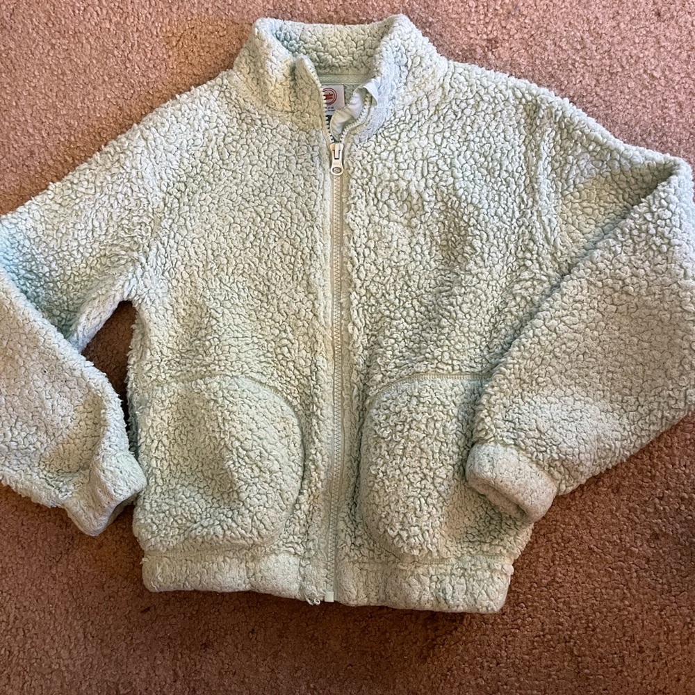 Cozy Kids Sherpa Jacket - light blue